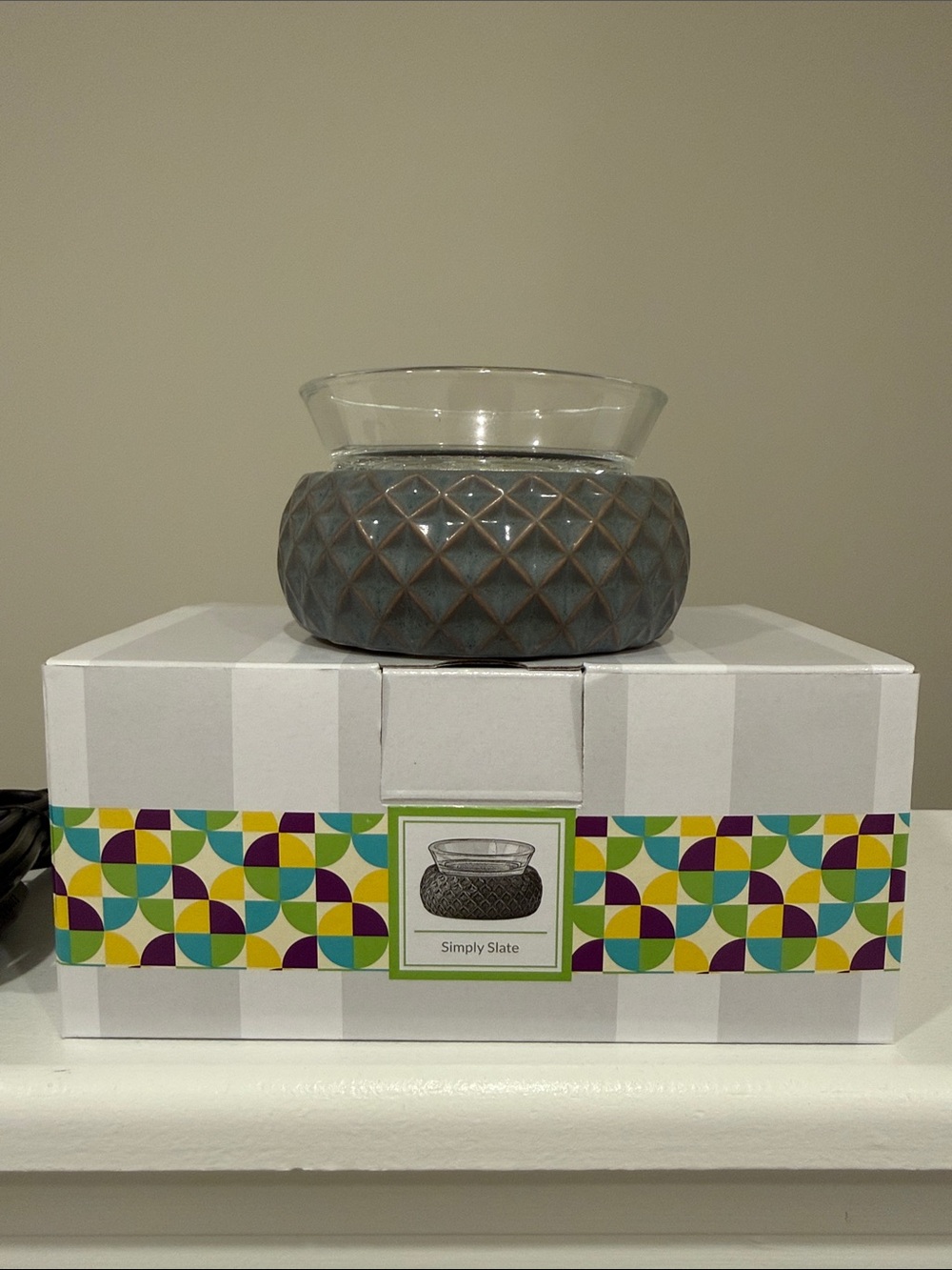 Scentsy Simply Slate Wax Warmer